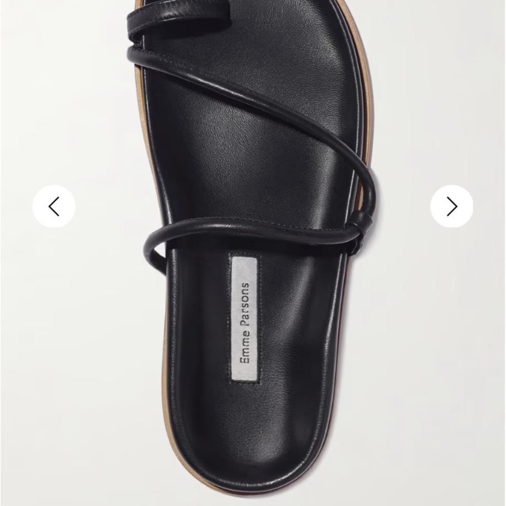 Bari leather sandals, IT 37, US Size 7.